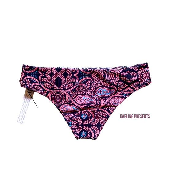 GYPSY 05 SAND PAISLEY PRINT BIKINI SWIMSUIT BOTTOM WOMEN COLOR MULTI SIZE S - Picture 2 of 3